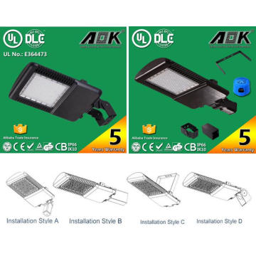 UL LED Estacionamiento Lote Iluminación 100 - 400W LED Light Box Light